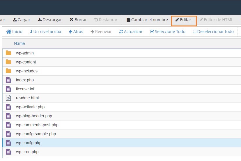 Instructivo instalación de wordpress