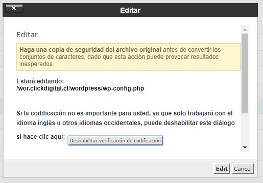 Instructivo instalación de wordpress