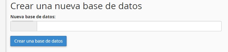 Instructivo para crear base de datos