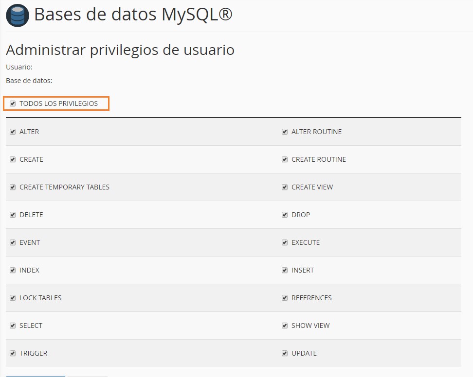 Instructivo para crear base de datos
