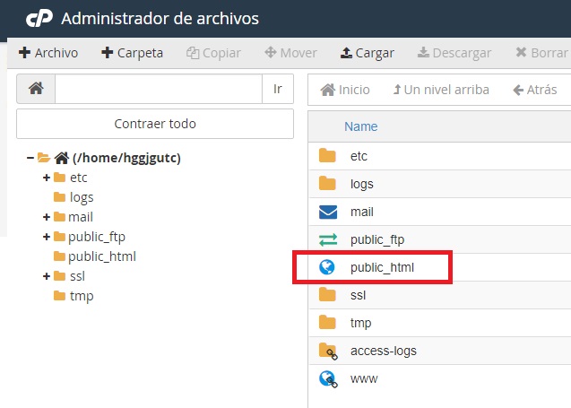 Instructivo cpanel